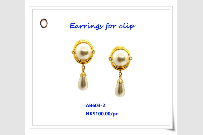 001 earrings clip